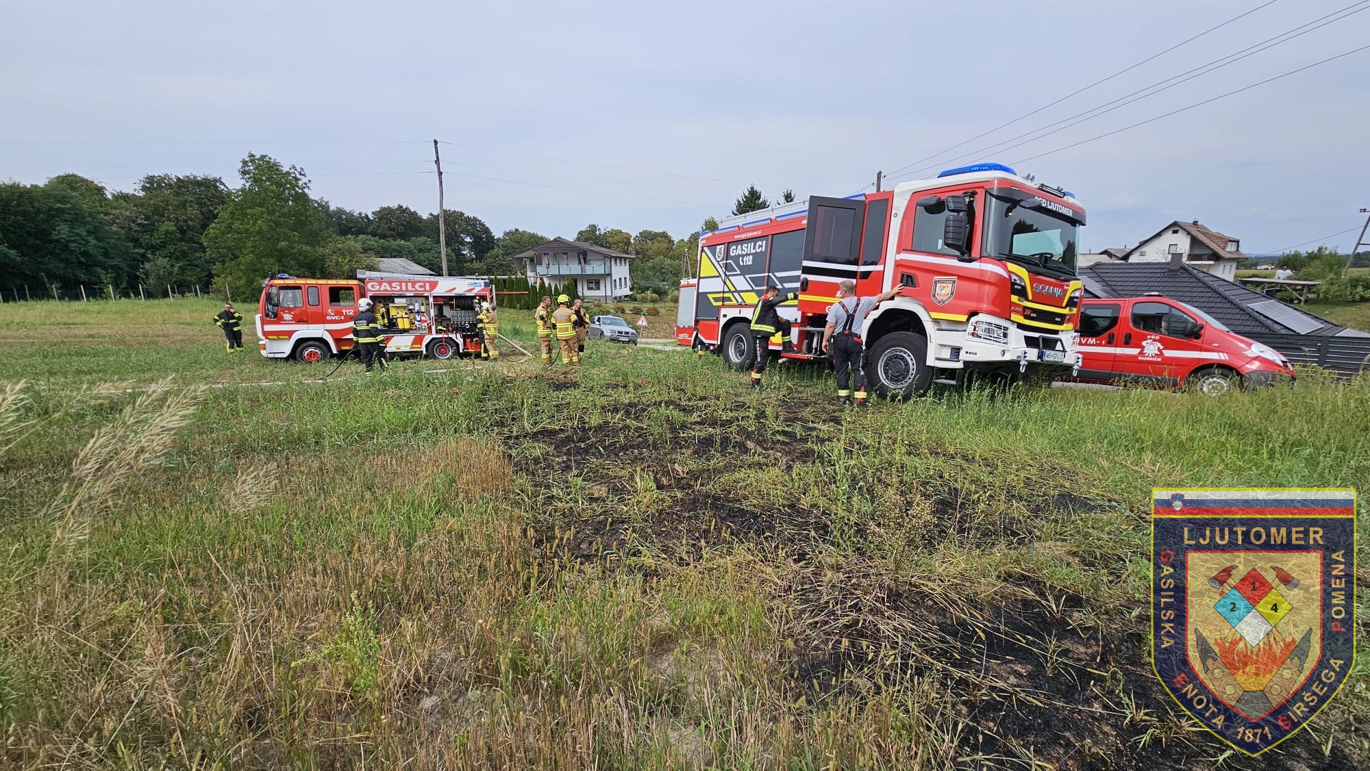 Požari na travniških površinah 20.08.2025 15:36